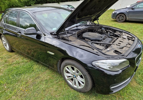 BMW Seria 5 cena 60500 przebieg: 139500, rok produkcji 2016 z Poznań małe 497